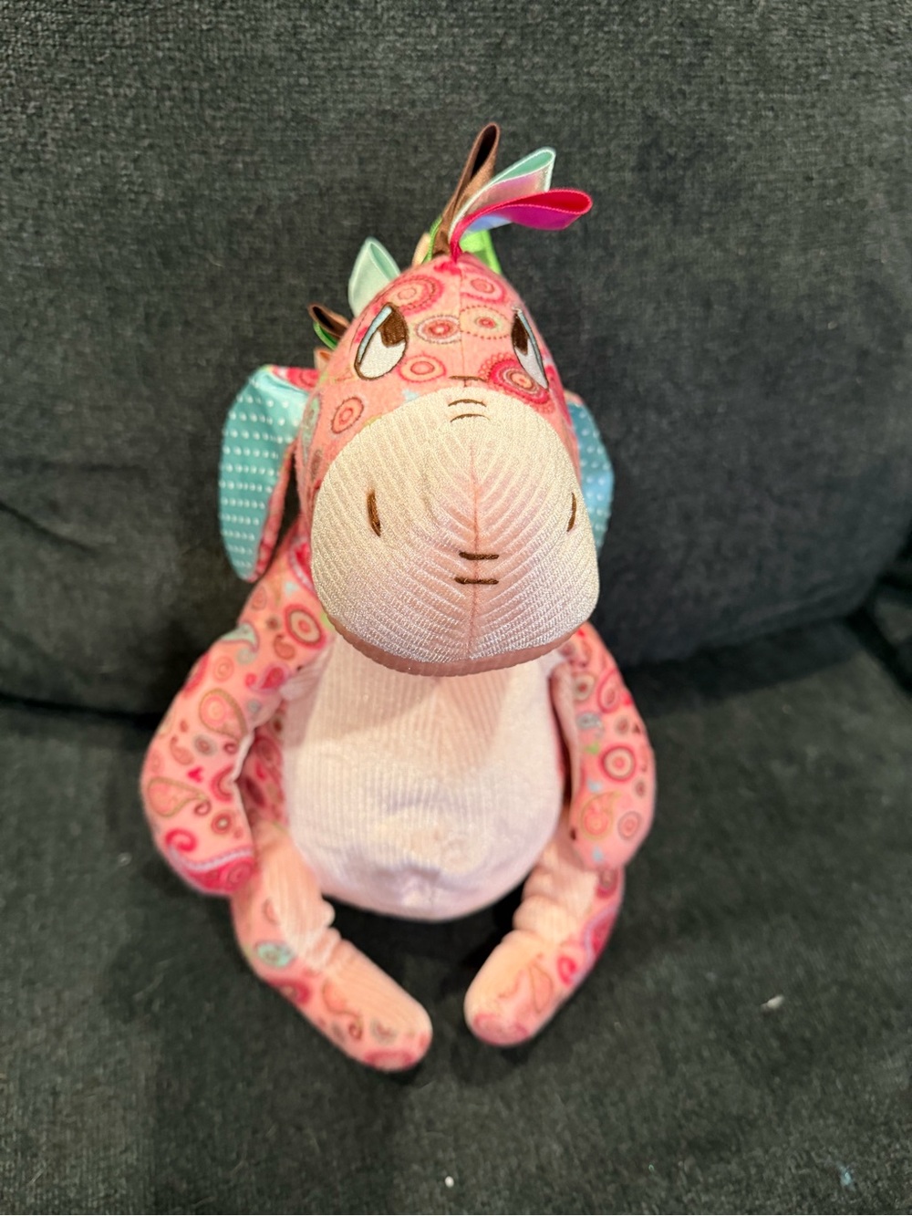 Disney parks Paisley Eeyore plush